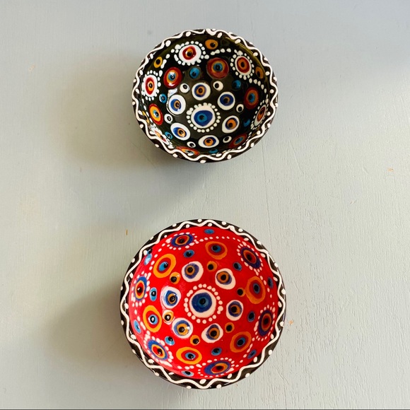 Bundle of 3 Handmade Evil Eye Protection Bowls - Picture 8 of 16